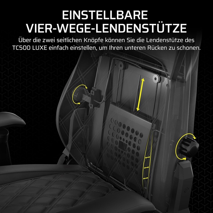 Actual product image Corsair TC500 LUXE Gaming Chair - Shadow