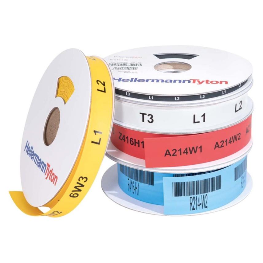 Othmro - Tubo termorestringente in PVC, 45 mm, larghezza piatta per alimentatori 18650, lunghezza 2,5 m, colore: Blu