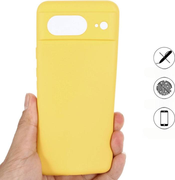 Immagine prodotto Cover-Discount Google Pixel 8 - Custodia in silicone giallo (Google Pixel 8)