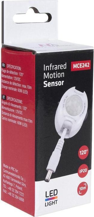 Actual product image Maclean MCE242 MCE242 Infrared LED sensor 12v max 60W for LED strips (10 m)