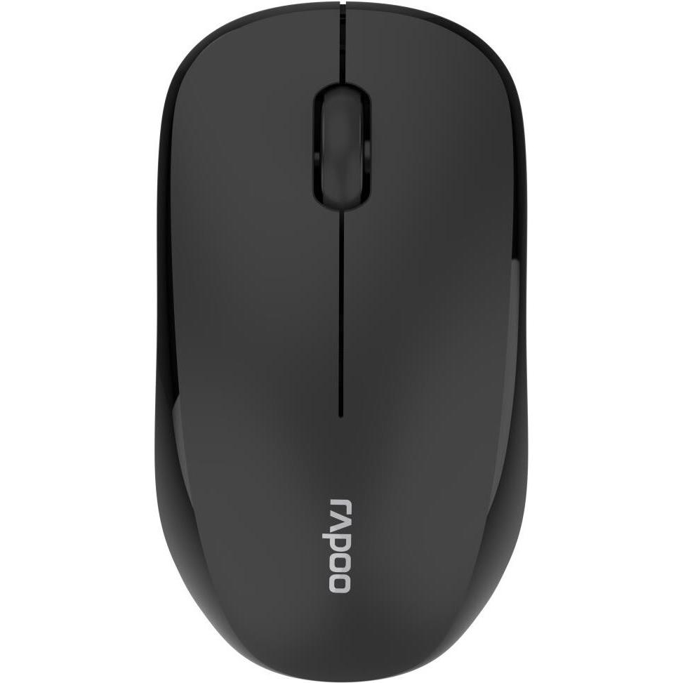 Rapoo 1310 WL MAUS BL (Kabellos), Maus, Schwarz