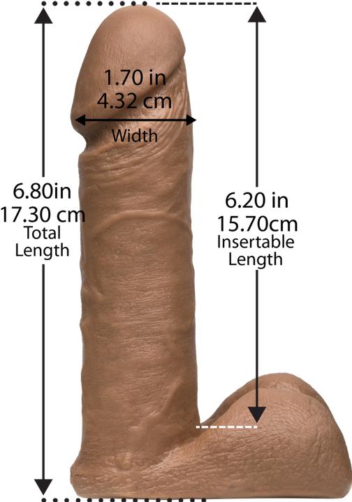 Image du produit Doc Johnson Vac-U-Lock™ - Cock 6 pouces ULTRASKYN™ - Caramel
