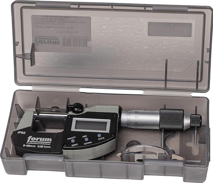 Productafbeelding Forum Professional Solutions Micrometer 0-25 mm digitaal IP54