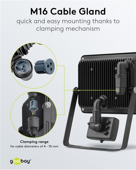 Produktbild Goobay Aussenstrahler (4260 lm, IP44)