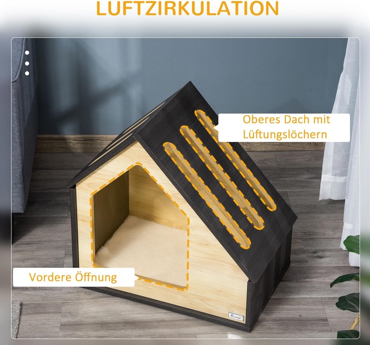 Immagine prodotto PawHut Cuccia per cani con cuscino (Cuccia per cani)
