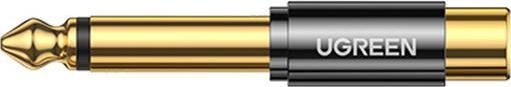 Actual product image Ugreen 6.35 mm jack plug to RCA cinch socket adapter (Jack adapter)