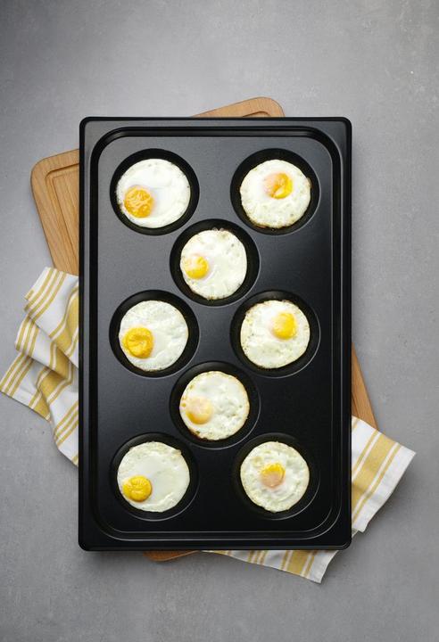 Immagine prodotto Hendi Vassoio per uova, con rivestimento antiaderente CONVECTOMAT EGGPLATE,, GN 1/1, nero (GN 1/1)