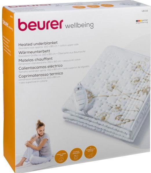 Actual product image Beurer Electric underblanket UB 33 (150 x 80 cm)