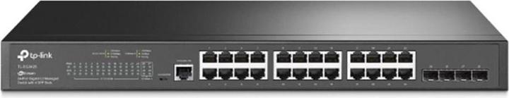 Produktbild TP-Link JetStream TL-SG3428 - Switch - Managed - 24 x 10/100/1000 + 4 x Gigabit SFP - rack-mountable (24 Ports)