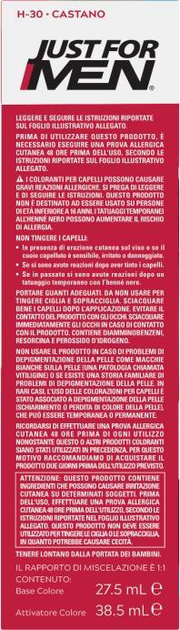 Actual product image Vari Just For Men Chestnut Colour Shampoo for Men