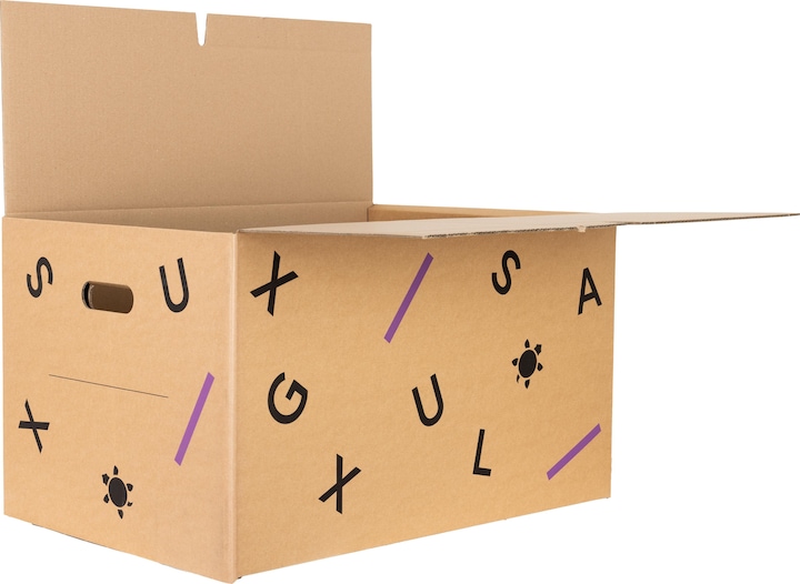 Galaxus Umzugskarton (10er Set) (60 x 40 x 35 cm, 84 l)