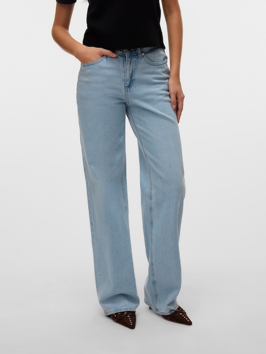 Actual product image Vero Moda VMMELISA Mid Rise Weiter Beinschnitt Jeans Weit geschnitten (W32/L32)