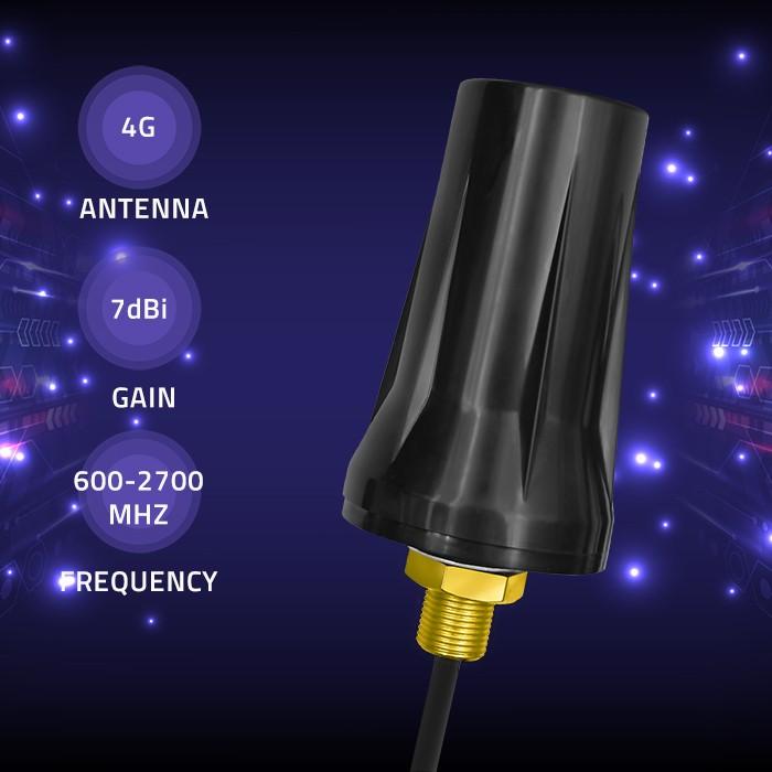 Produktbild Qoltec Antena 4G LTE dookólna DUAL | 7dBi | Zewnętrzna