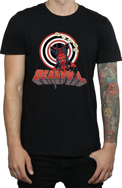 Actual product image Mens Deadpool Upside Down T-Shirt (L)