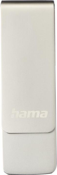Image du produit Hama Clé USB Rotate Pro, USB 3.0, 128GB, 90MB/s, argentée (128 Go, USB-A)