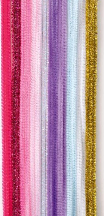 Productafbeelding Folia Pijpenrager veelkleurig chenilledraad Eenhoorn Ø 8,0 mm 10 stuks. (0.50 m)