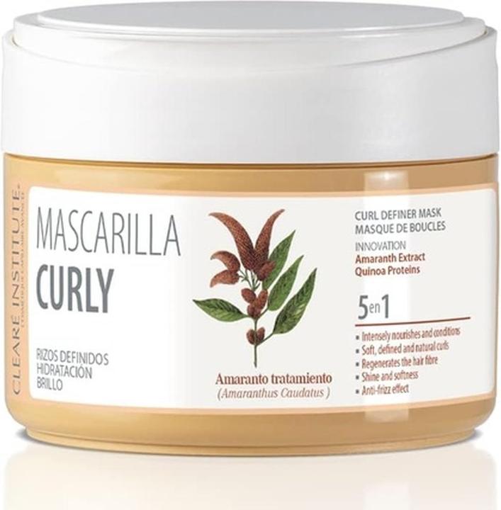 Image du produit Clearé Institute Curly Hair Mask Nourish and Defines Voluminous Curls 300ml (300 ml)
