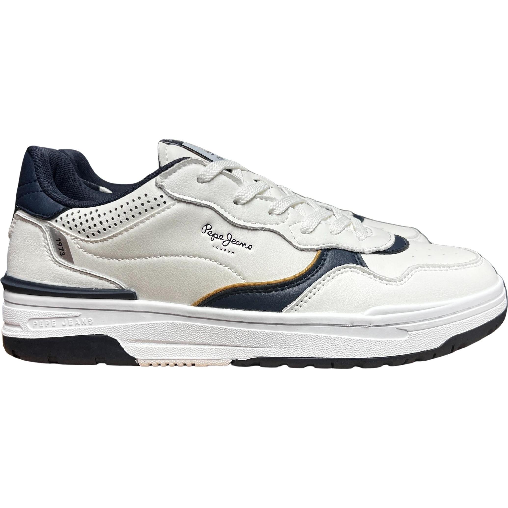 Pepe Jeans, Herren, Sneaker, sneakers chester basic, Weiss, (45)