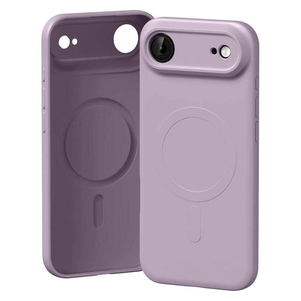 Mercury Viola Semi-Silicone Magsafe Case For Iphone 17 Air Lavender Gray (Apple Iphone Air), Cover Smartphone,