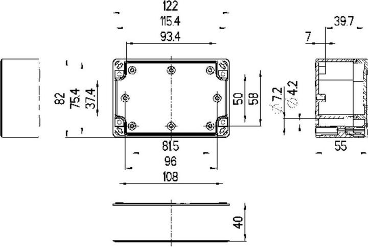 Produktbild Spelsberg TG IP67 enclosure, PC, clear lid (Gehäuse)