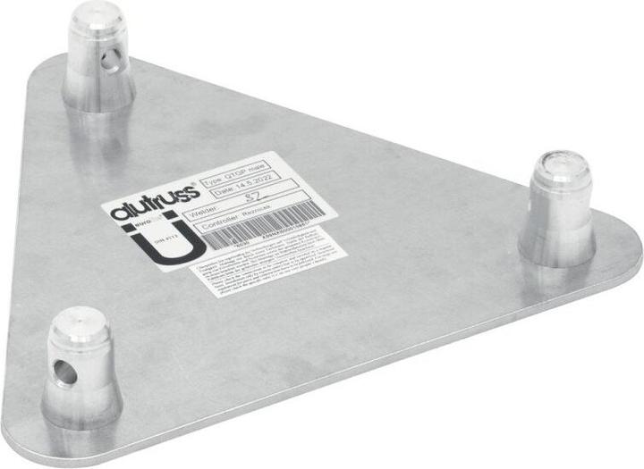 Actual product image Alutruss TRILOCK base plate QTG-10 male cone