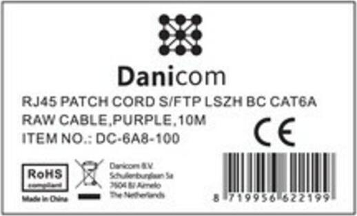 Produktbild Dsit CAT 6a Netzwerkkabel LSOH (S/FTP, CAT6a, 10 m)