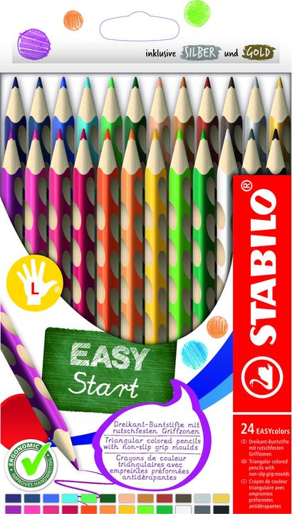 Produktbild STABILO Easycolors (Mehrfarbig, 24 x)
