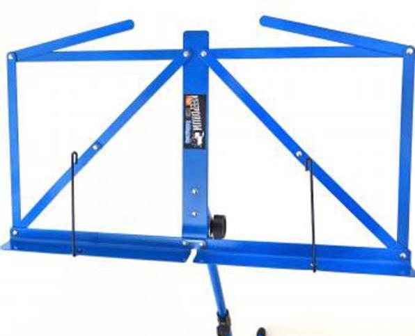 Produktbild keepdrum Notenständer Blau MUS3BL mit Notenklammer