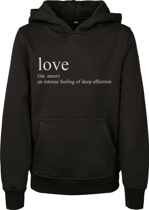 Immagine prodotto Mister Tee Felpa con cappuccio Love Definition per bambini - 18549 (134, 140)