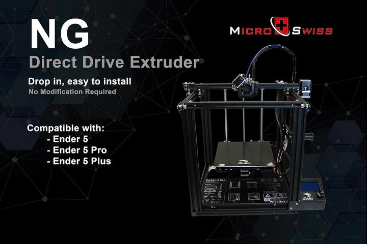 Produktbild MicroSwiss Micro Swiss NG™ Direct Drive Extruder for Creality Ender 5 / 5 Pro / 5 Plus