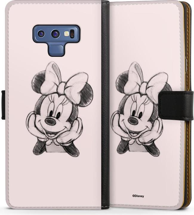Actual product image DeinDesign Tasche für Samsung Galaxy Note 9 Handy Flip Case Wallet Cover Handytasche Leder Disney Minnie (Samsung Galaxy Note 9)