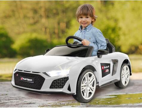 Actual product image Jamara Ride-on Audi R8 Spyder white 18V Einhell Power X-Change (18 V)