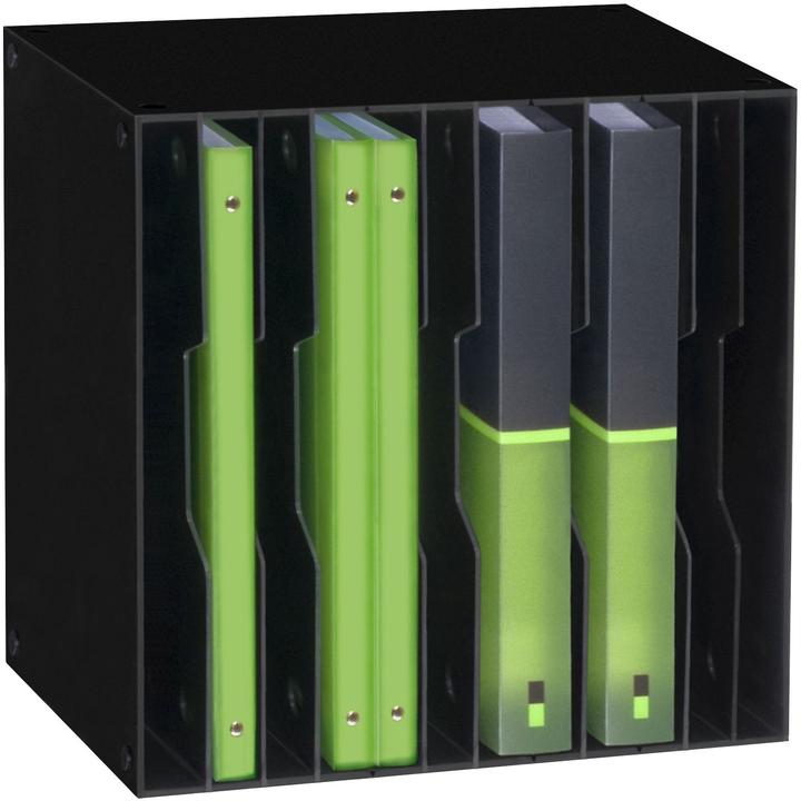Cep Sortierbox CubiCep, 12 F„cher, schwarz (A3, A4, Letter)