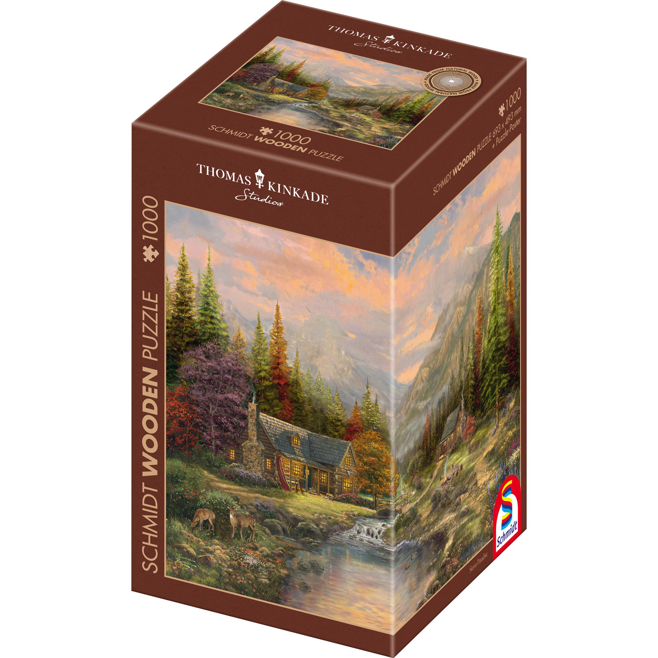 Schmidt Spiele Holzpuzzle, Sierra Paradise 1000 Teile (1000 Teile)