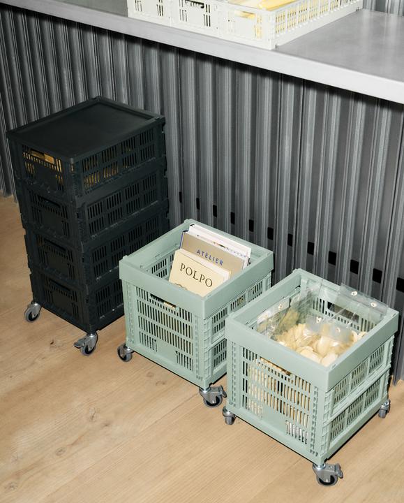 Actual product image HAY - Colour Crate S Storage Crate (Charcoal) (26.5 x 17 x 10.5 cm)