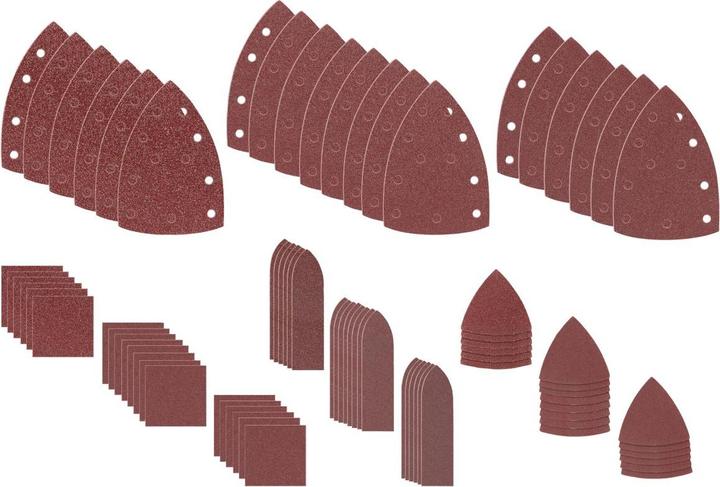 Actual product image Skil 2610S01295 Schleifpapier Klettset (80 Stück) für Multibander 3720 und 7261