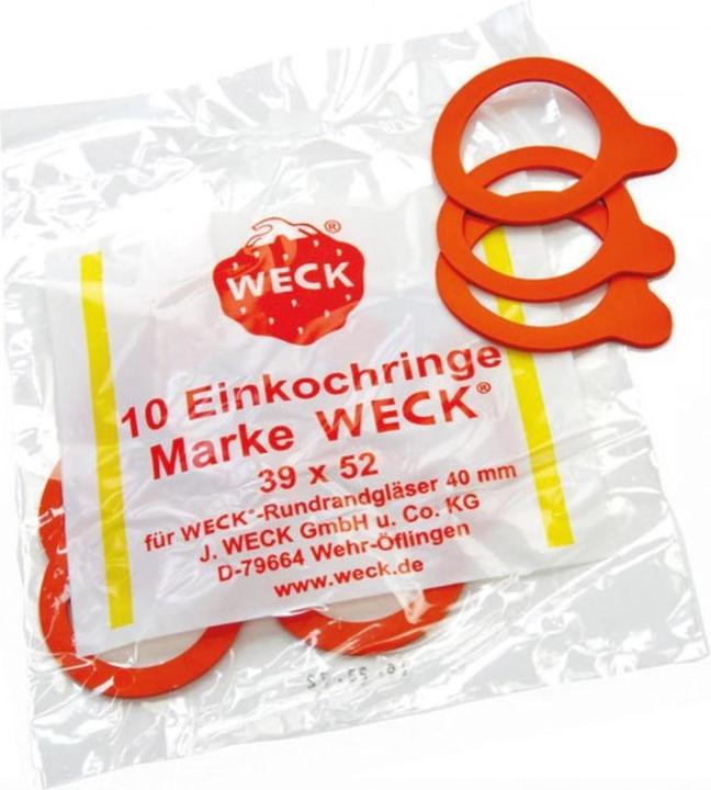 Actual product image Weck 10 pcs. Preserving rings RR40 39x52 (10 pcs., 0.36 l)