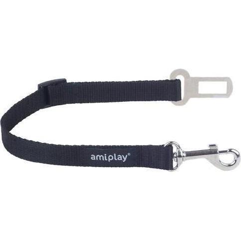 amiplay Safety Leash With A Basicxl Black Pin, Halsband + Leine