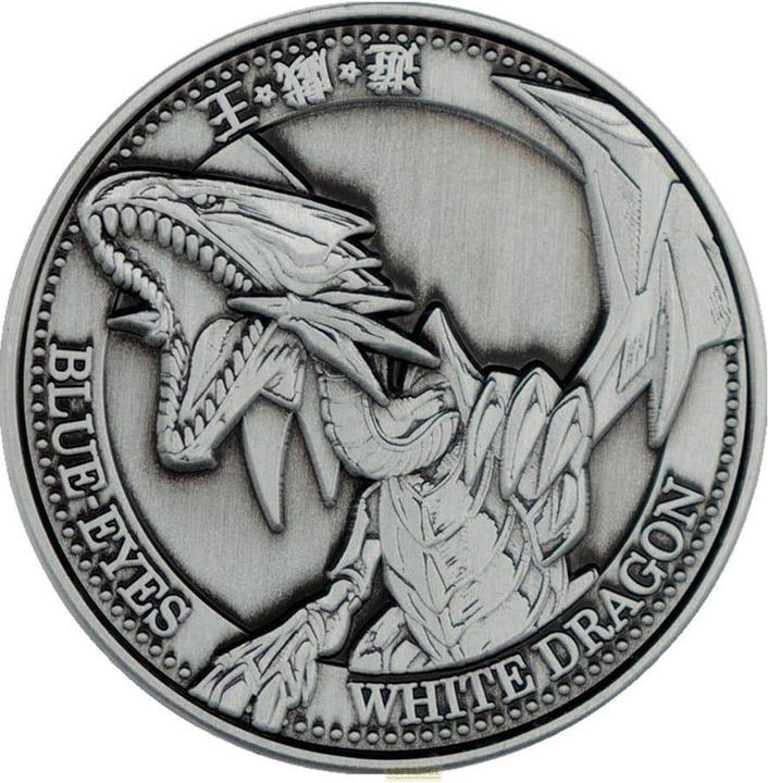 Fanattik Yu-Gi-Oh! Sammelmünze Blue-Eyes White Dragon Limited Edition