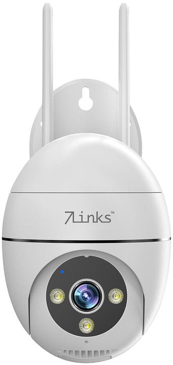 Produktbild 7links WLAN-Pan-Tilt-Outdoorkamera, 2K-Auflösung, Tracking, Nachtsicht, IP65 (2304 x 1296 Pixels)