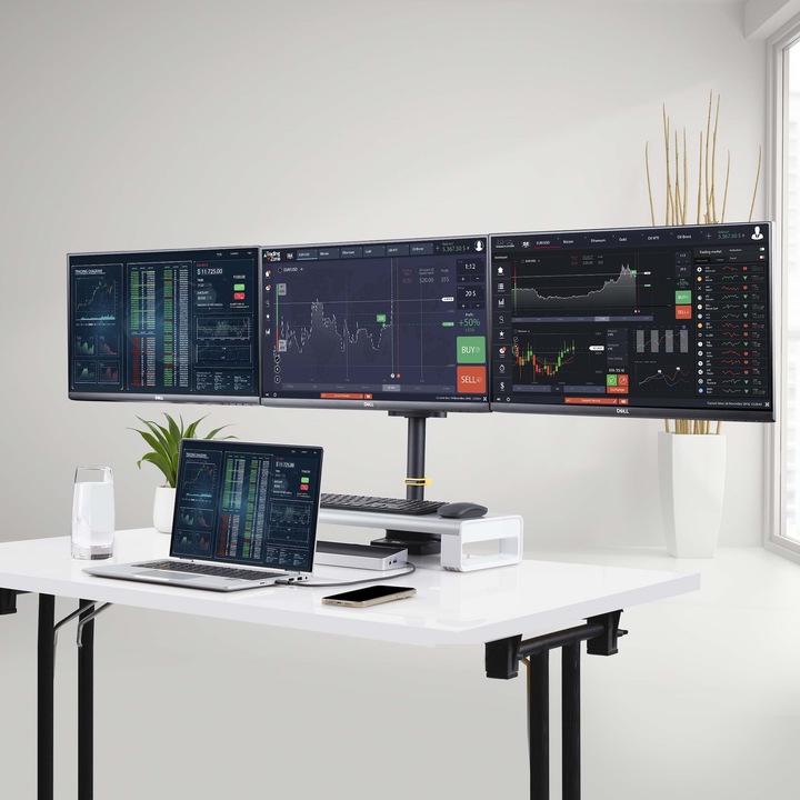 Produktbild StarTech Triple Monitor Desk Mount (Tisch, 27")