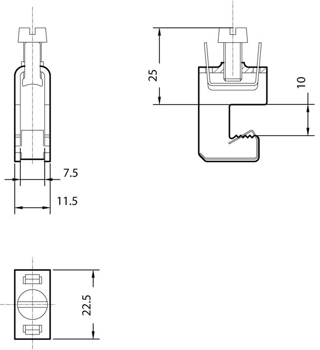 Produktbild Siemens Anschlussklemme 8US19212BA00