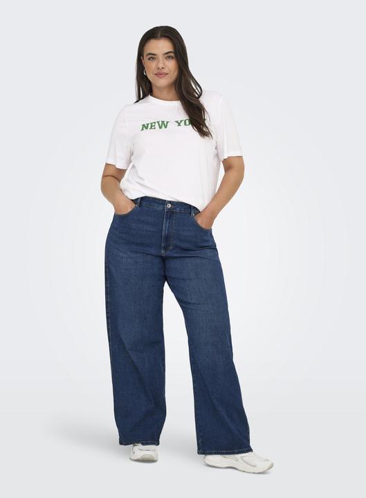 Produktbild Only CARSNOW Hohe Taille Weiter Beinschnitt Jeans Jeans mit weitem Bein (46)