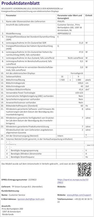 Image du produit Philips 40PFS6000/12 (40", LED, Full HD)