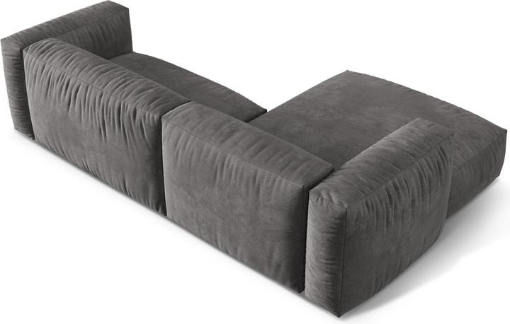 Image du produit Micadoni Canapé D'Angle Gauche Modulaire, "Martina", 2 Places, 283x176x75 Fabriqué en Europe (Canapé modulaire, Canapé d'angle)
