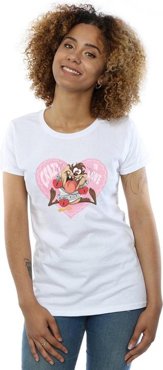 Image du produit Looney Tunes - T-shirt TAZ VALENTINE'S DAY CRAZY IN LOVE - Femme (L)
