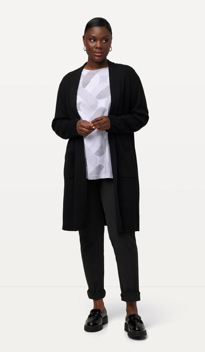 Produktbild Ulla Popken Strickjacke, lange, offene Form, weicher Feinstrick (46, 48)