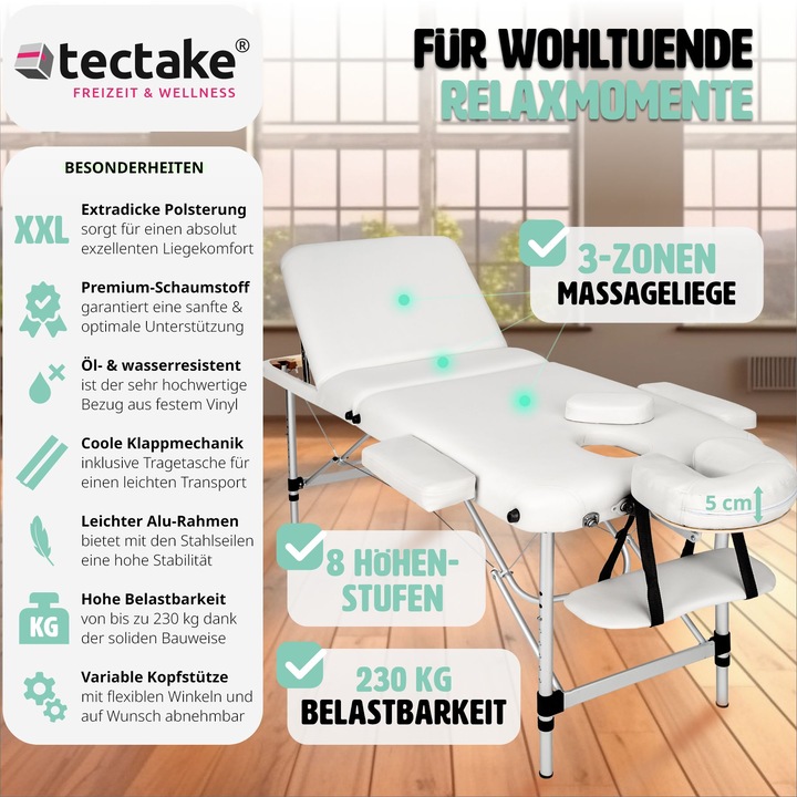 Produktbild tectake Massageliege