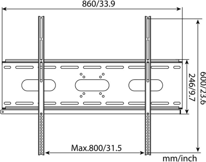 Produktbild myWall HP6-4SL (47.01", 120 kg)