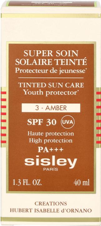 Image du produit Sisley Super Soin Solaire Teinte 3 Amber (Crème solaire visage, SPF 30, 40 ml)